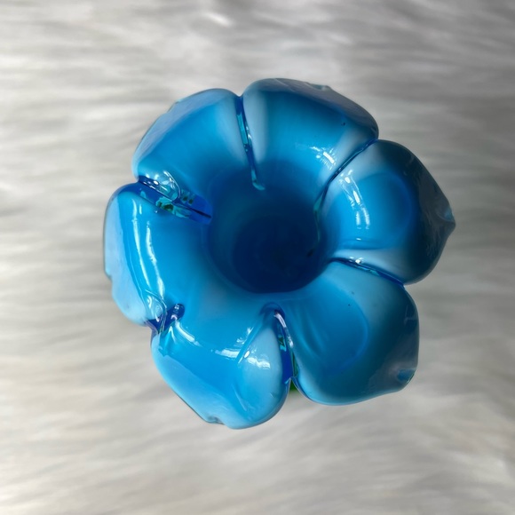 🌱Blown Glass Stem Flower Candle Holder - Picture 3 of 6